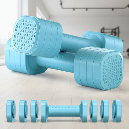 Conjunto de Halteres Ajustáveis para Mulheres com Pegada Suave para Treino