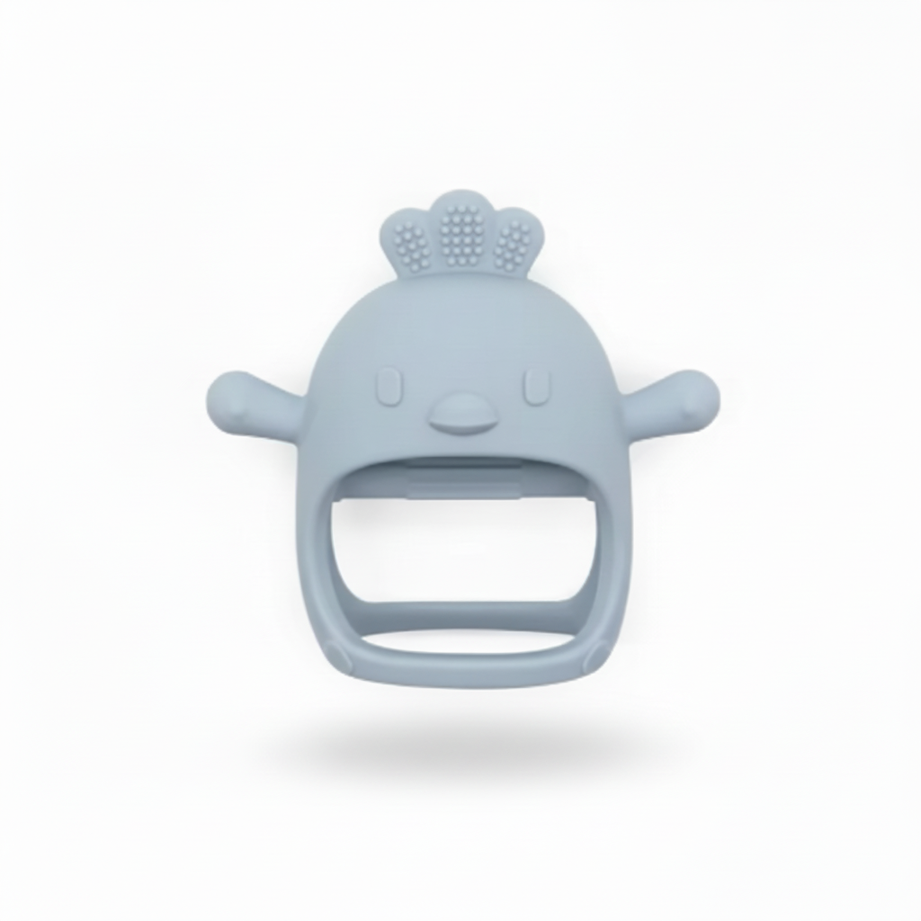 Baby Teething Mitten Silicone Chew Glove Soothing Sore Gums
