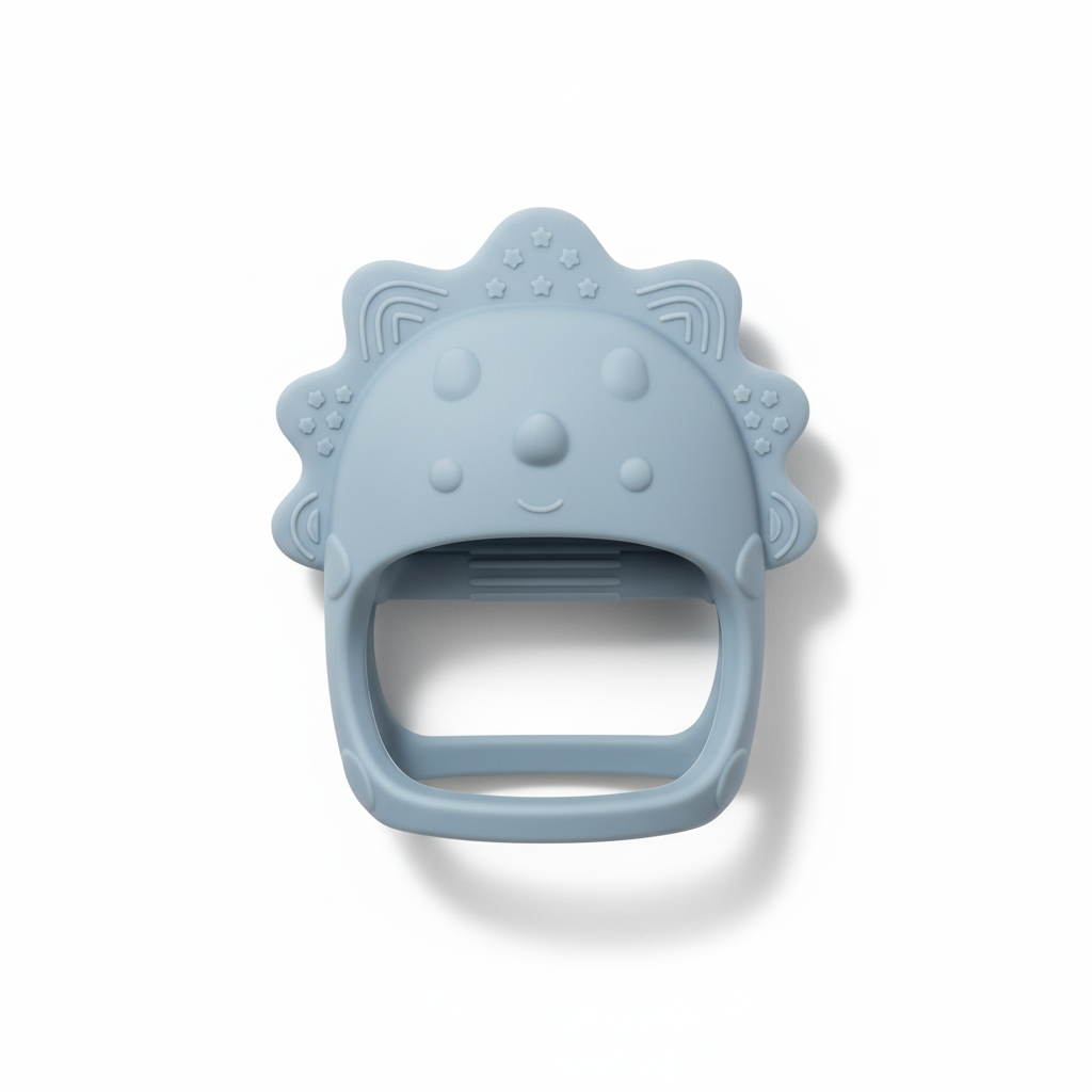 Baby Teething Mitten Silicone Chew Glove Soothing Sore Gums
