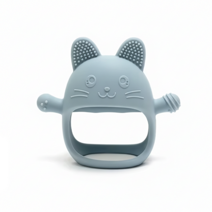 Baby Teething Mitten Silicone Chew Glove Soothing Sore Gums