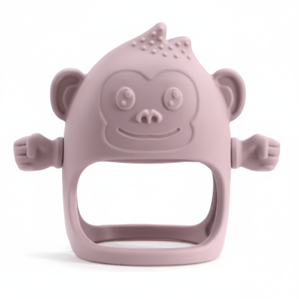 Baby Teething Mitten Silicone Chew Glove Soothing Sore Gums