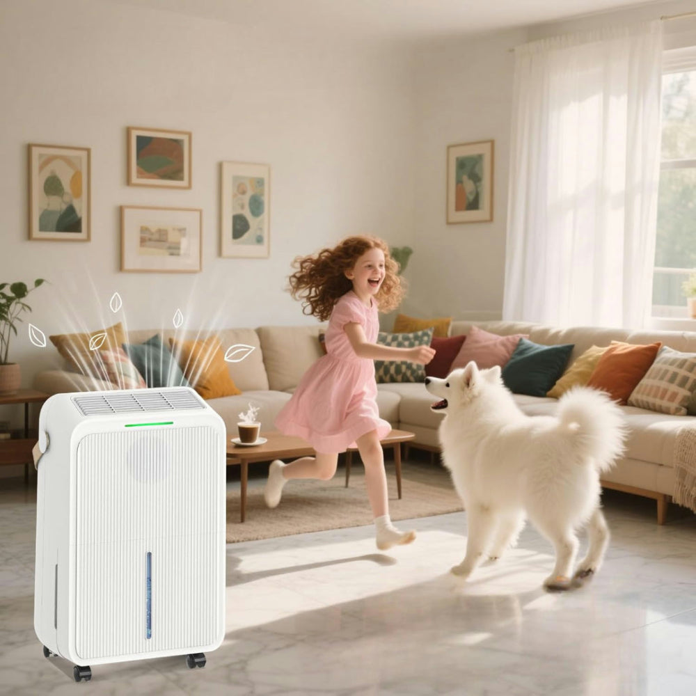 Dehumidifier Home Cooling Portable Compact 34 Pint