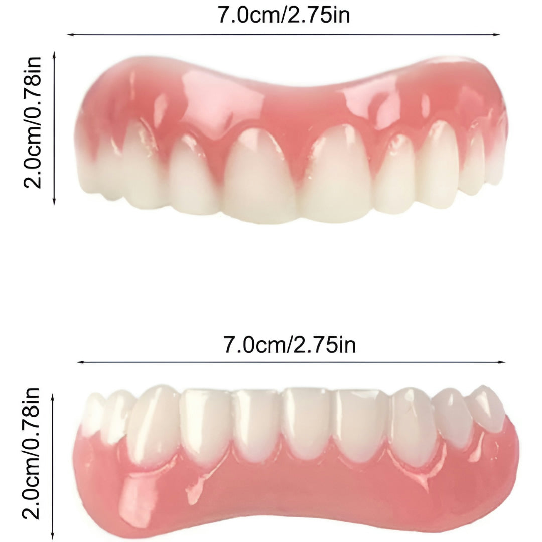 Denture Kit Teeth Replacement Silicone Fit Dental Set