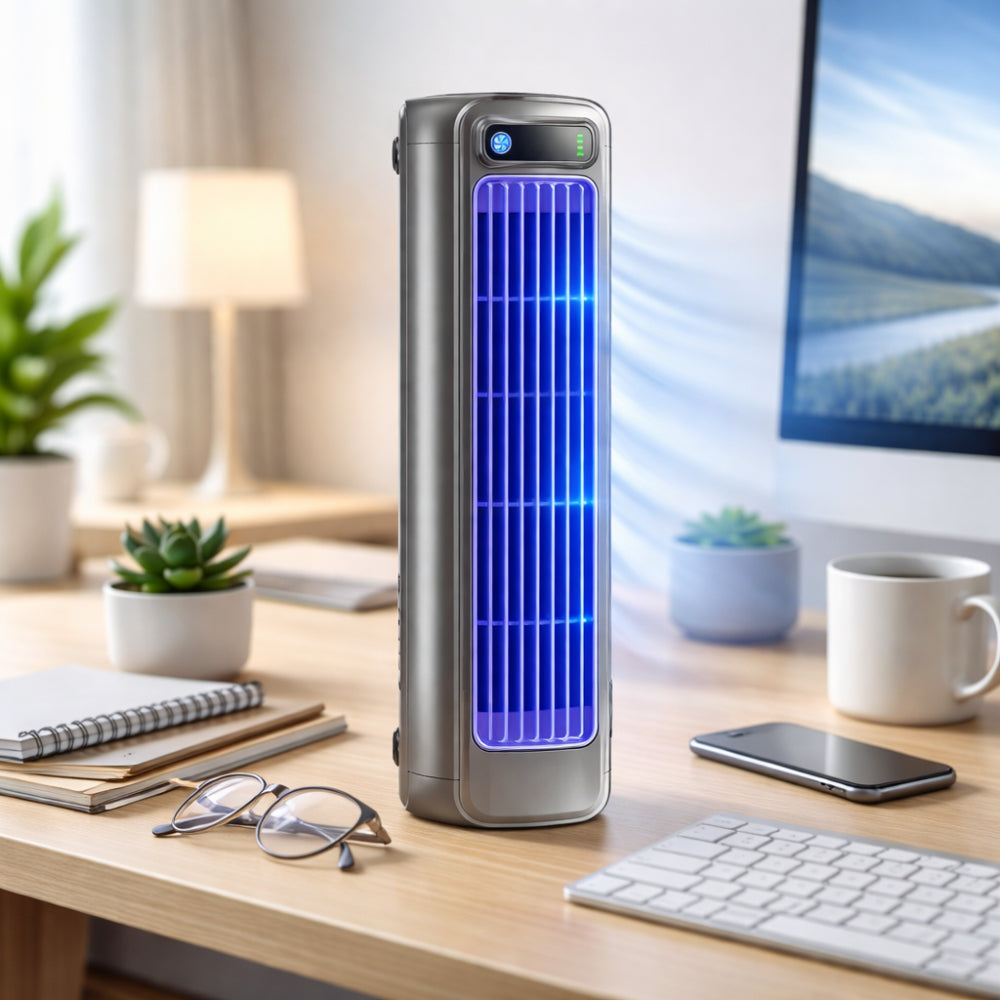 Ventilator de birou portabil stil turn unitate de birou