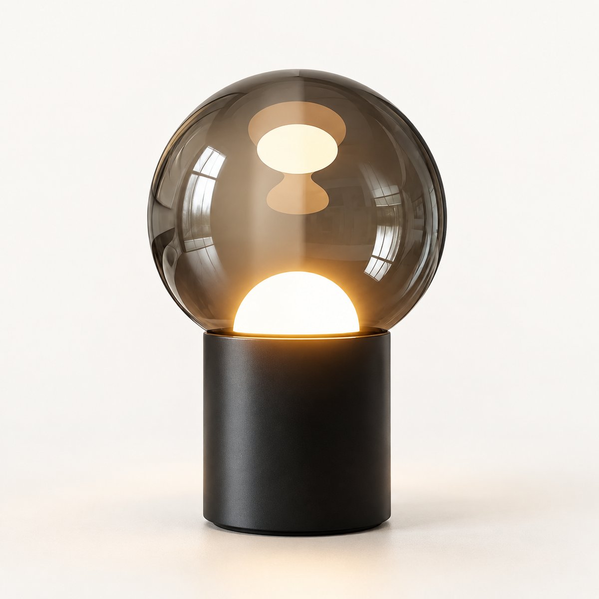 Dæmpbar LED moderne bordlampe med justerbar touchfod, oval