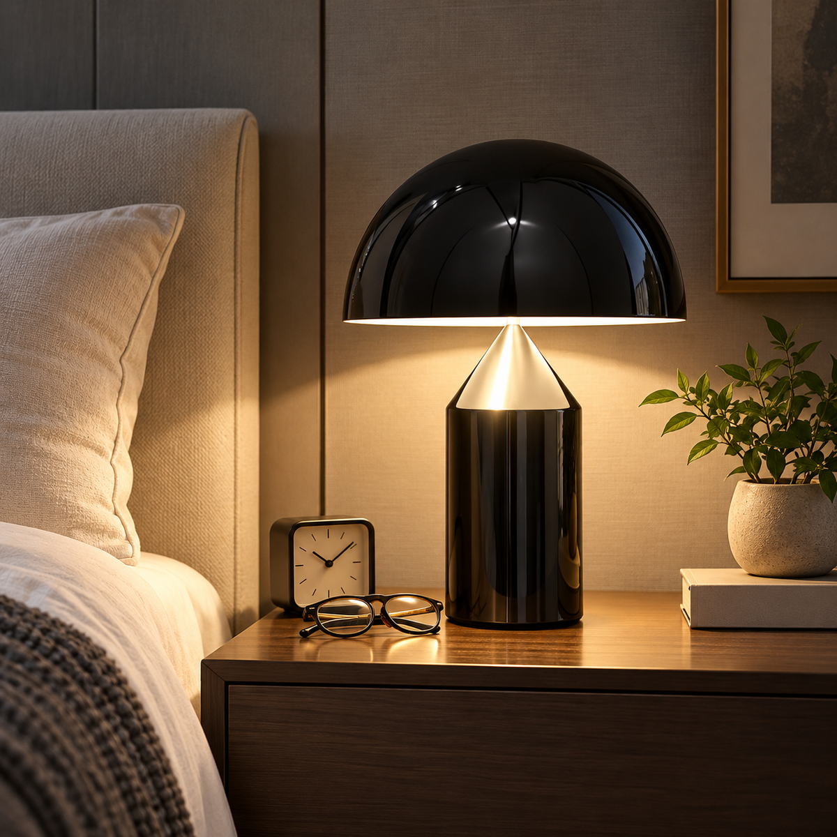 Dæmpbar bordlampe, energieffektivt moderne design
