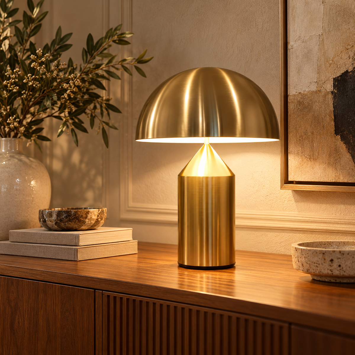 Dæmpbar bordlampe, energieffektivt moderne design
