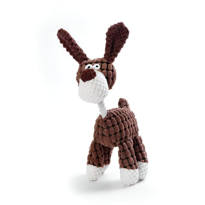 Dog Toy Rope Animal Chew Squeaker