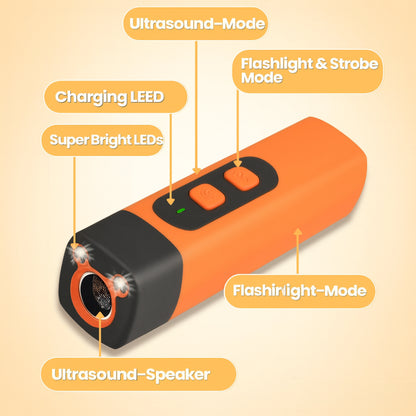 Dispozitiv de Antrenament pentru Câini Instrument de Control Ultrasonic al Lătratelor