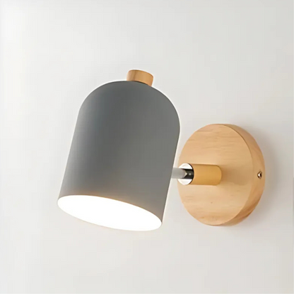 Drelis Wandleuchte | Skandinavisches Holz Minimalistisches Design