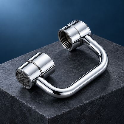 Dual Sprayer Faucet Extension Adjustable Swivel Sink