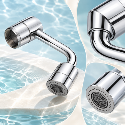 Dual Sprayer Faucet Extension Adjustable Swivel Sink