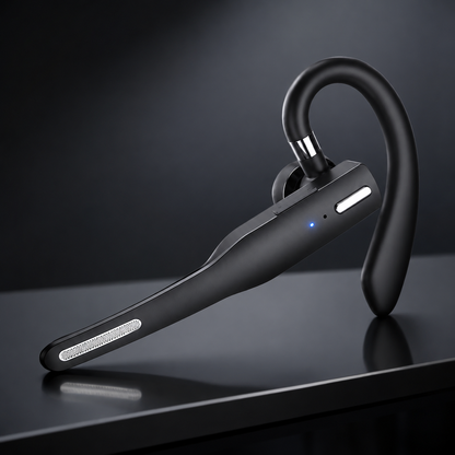 Dual Mic Bluetooth Headset Noise Cancelling Foldable
