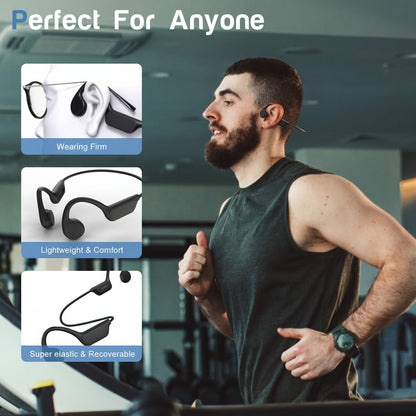 Căști fără fir cu conducție osoasă Încărcare USB Ureche deschisă Sport