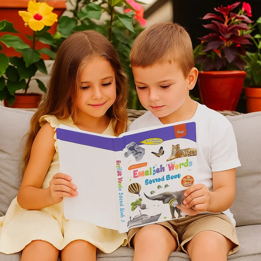Libro educativo interattivo per l'apprendimento dell'inglese per bambini