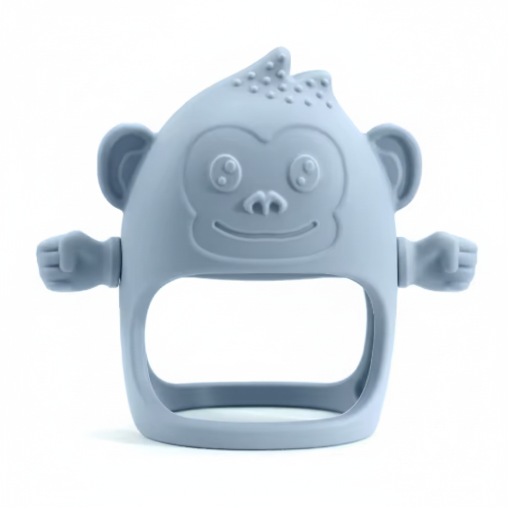 Baby Teething Mitten Silicone Chew Glove Soothing Sore Gums