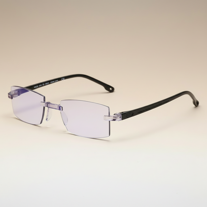 Eyeglasses Progressive Blue Light Blocking Rimless Reading Glasses
