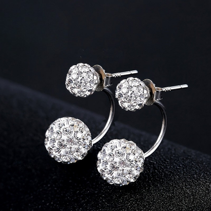 Earrings Mothers Day Gift 925 Sterling Silver CZ Flower Stud
