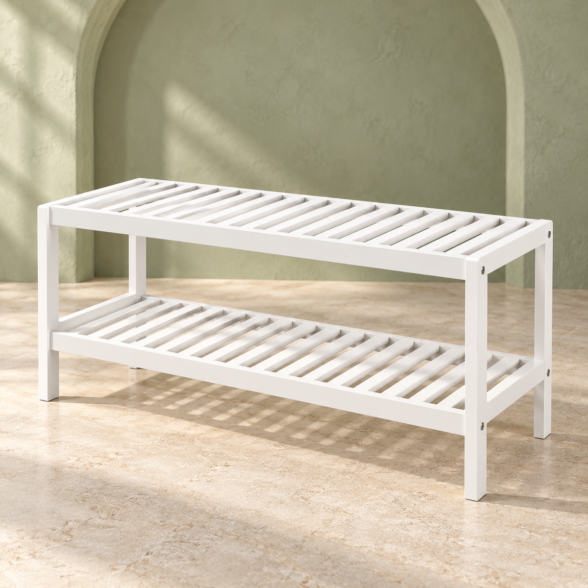 Easy Assembly Shoe Rack Entryway Organizer Storage