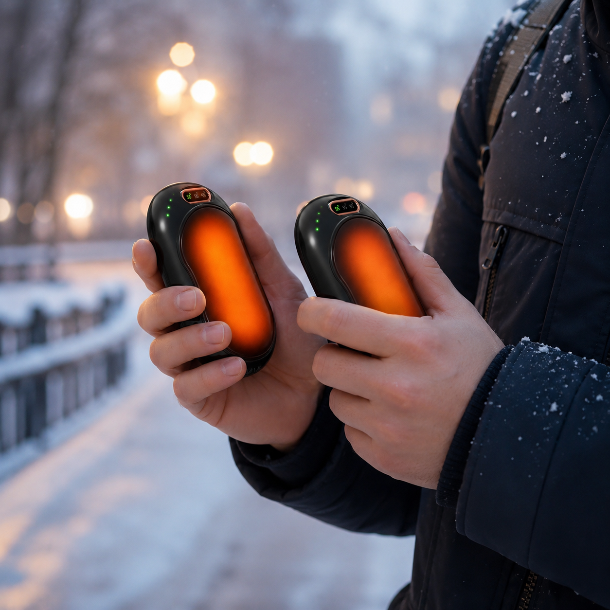 Electric Hand Warmer Rechargeable Magnetic Double Sided