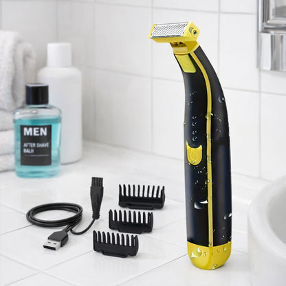 Afeitadora eléctrica recortadora de vello corporal recargable por USB