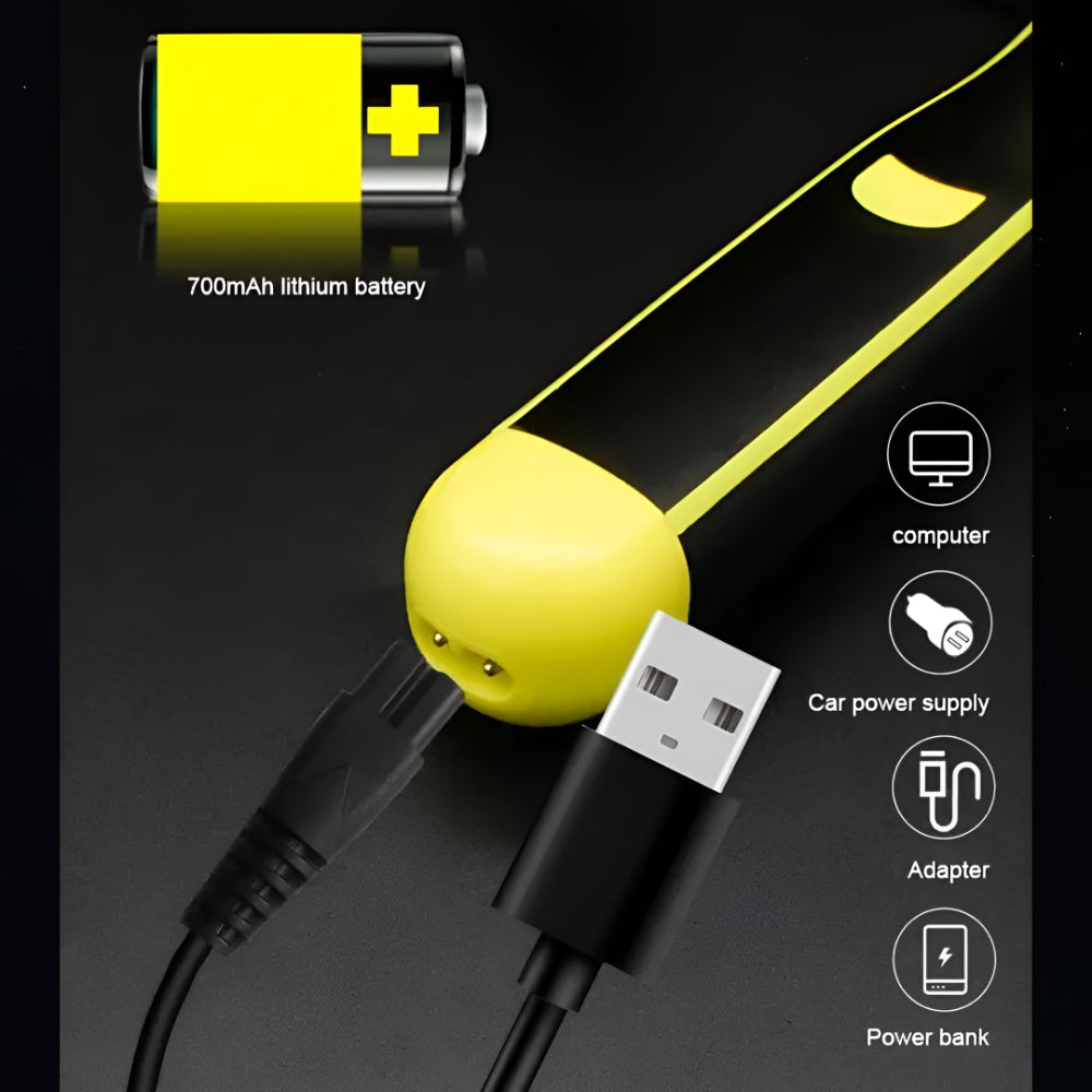 Afeitadora eléctrica recortadora de vello corporal recargable por USB