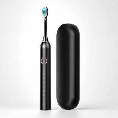 Escova de dentes elétrica recarregável com design à prova de água