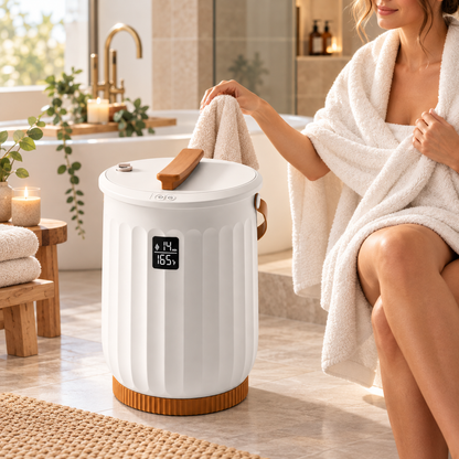 Aparat de baie electric pentru încălzirea prosoapelor, cu temporizator