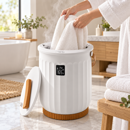 Aparat de baie electric pentru încălzirea prosoapelor, cu temporizator