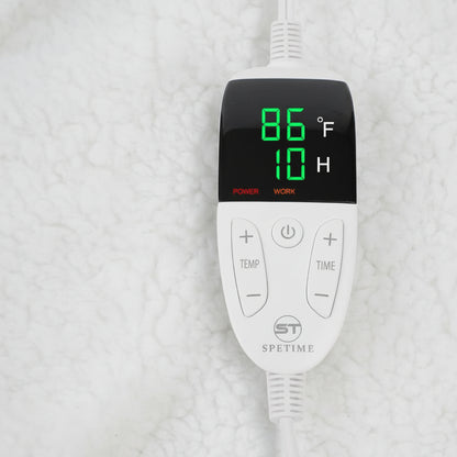 Electric Heated Blanket Wearable Sherpa Fleece Throw Adults - Image 5