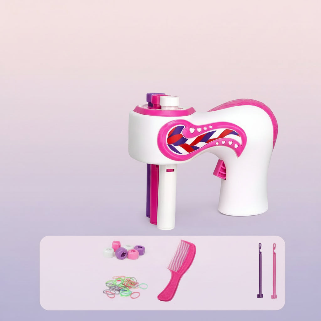 Trançador Cabelo Elétrico Infantil Ferramenta Tranças Automática