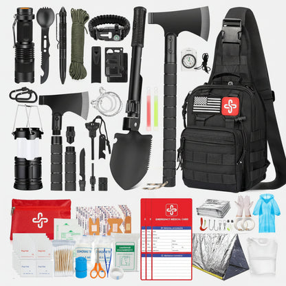 Emergency Survival Kit First Aid Tools Gear Disasters