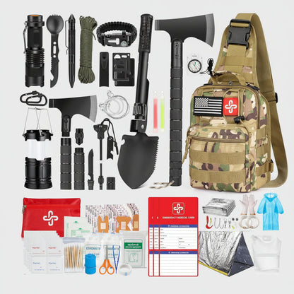 Emergency Survival Kit First Aid Tools Gear Disasters