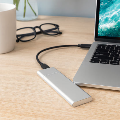 External Hard Drive Aluminum Portable Storage Device