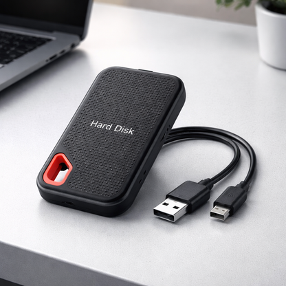 External Hard Drive Portable SSD High-Speed Data Storage