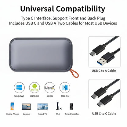External Hard Drive Portable SSD 512GB 1050MBps Storage  4