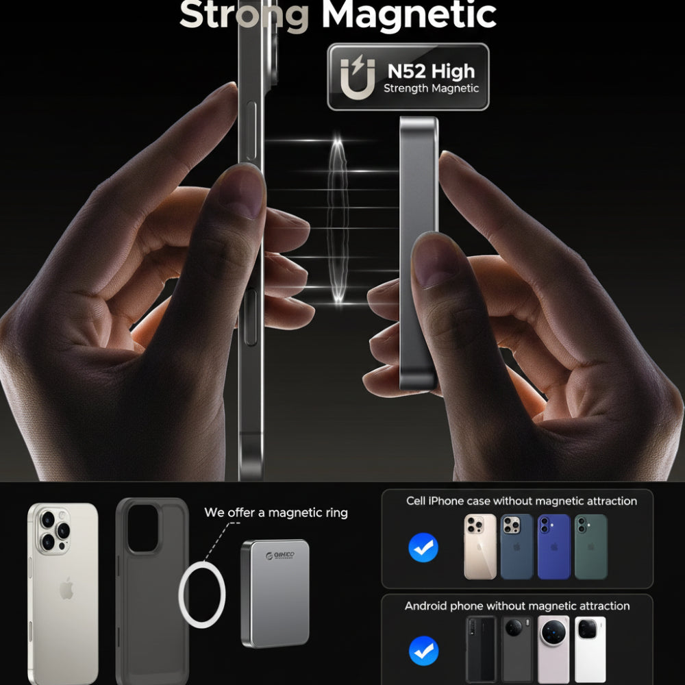 External Hard Drive Portable SSD Magnetic 120FPS High Speed Storage 2