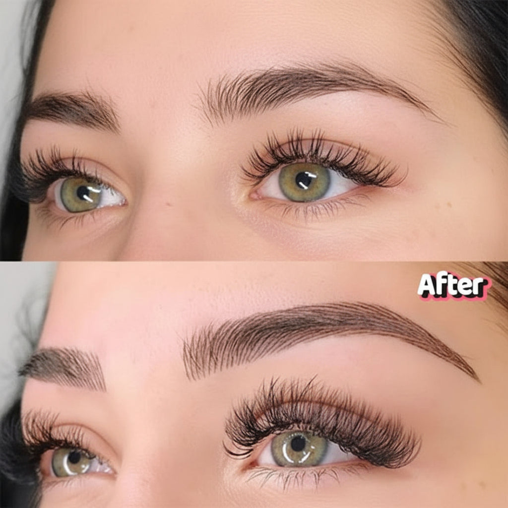 Øjenbryn Pensel 4D Hårstrøg Vandfast Makeup Børste