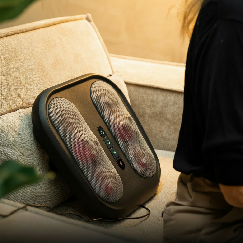 Foot Massager Electric Heat Therapy Device Muscle Recovery