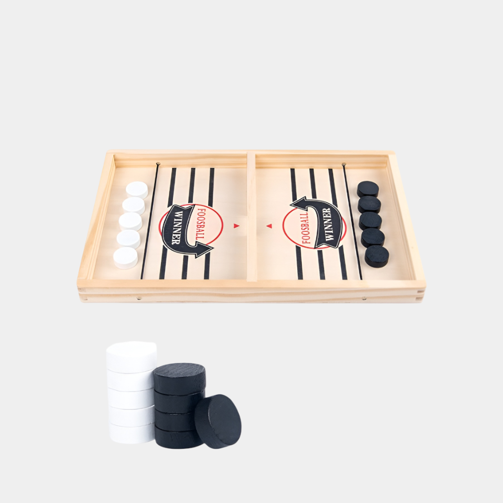 Jogo de Tabuleiro Familiar Divertido Conjunto de Mesa em Madeira Jogo de Catapulta