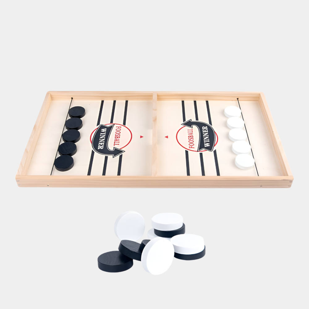 Jogo de Tabuleiro Familiar Divertido Conjunto de Mesa em Madeira Jogo de Catapulta