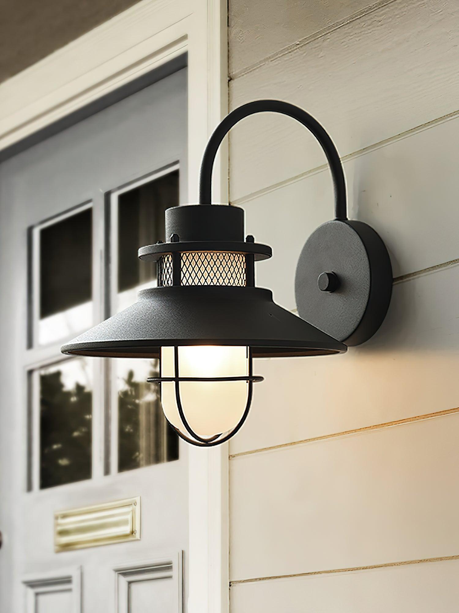 Felix Outdoor Wall Lamp | Industrial Waterproof Light Fixture