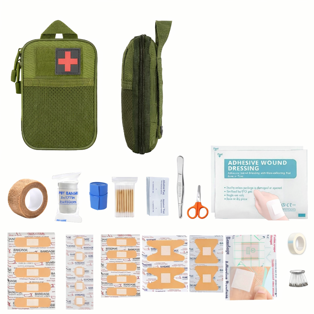 Kit Emergenza Primo Soccorso Portatile Sopravvivenza Outdoor