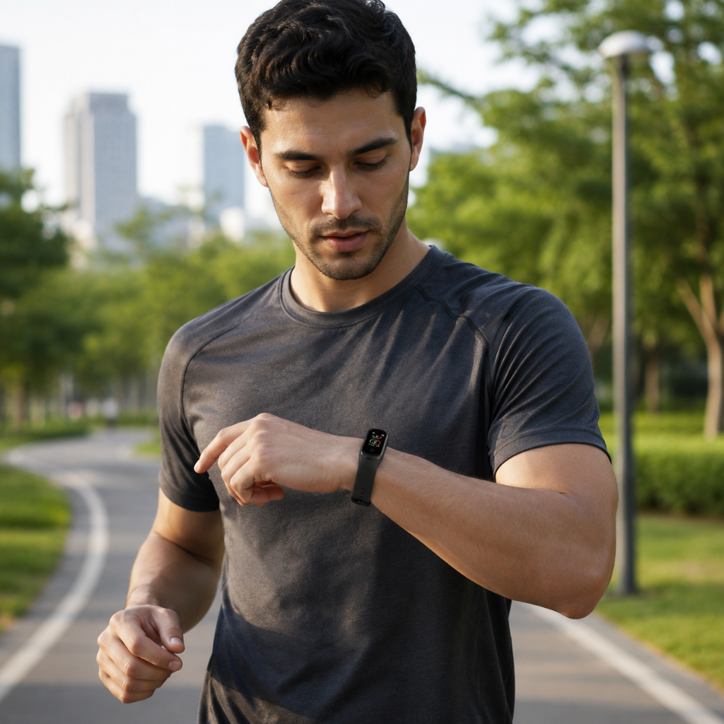 Fitnessur med søvnregistrering og aktivitetsmonitor