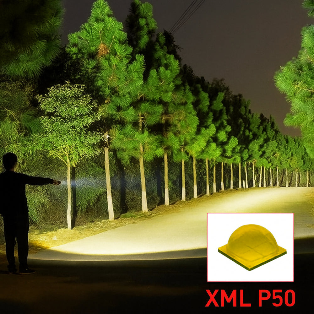 פנס לד נטען לכלי יד חיצוני