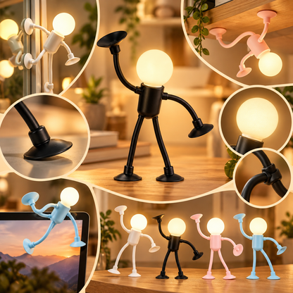 Flexible LED-Tischlampe, kreativ, verstellbar und faltbar