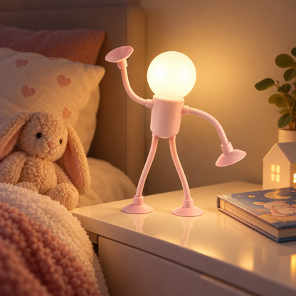 Flexible LED-Tischlampe, kreativ, verstellbar und faltbar
