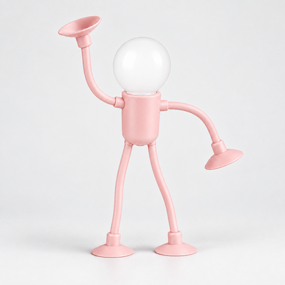 Flexible LED-Tischlampe, kreativ, verstellbar und faltbar