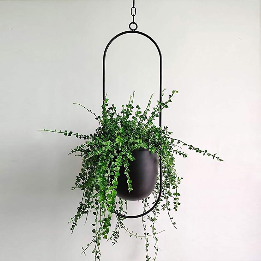 FloraFrame Hanging Planter | Modern Minimalist Iron Design