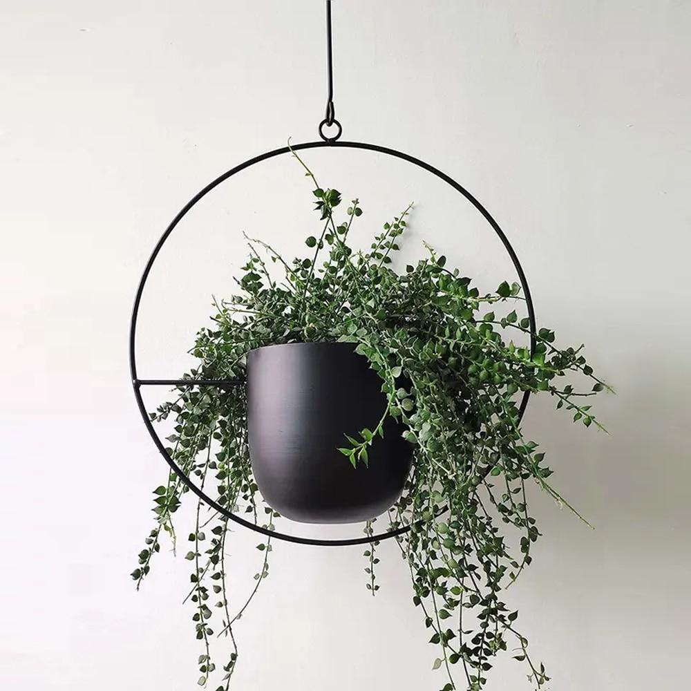 FloraFrame Hanging Planter | Modern Minimalist Iron Design